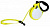 Alcott Visibility рулетка антискользящая ручка (лента) S/5м/20кг черный желт/неон