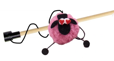 GoSi Удочка-дразнилка Барашек Брусничка, 48см