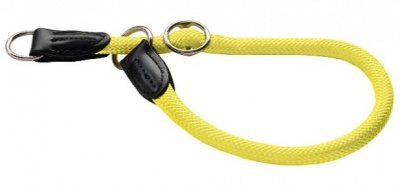 Hunter Freestyle Neon ошейник-удавка для собак, нейлоновая, желтый неон	